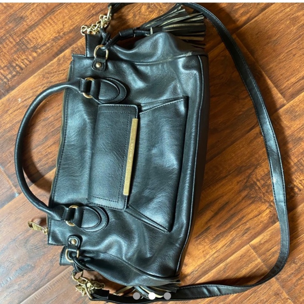 Black Leather Purse